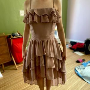 Dusty rose color cocktail dress. 1 time worn